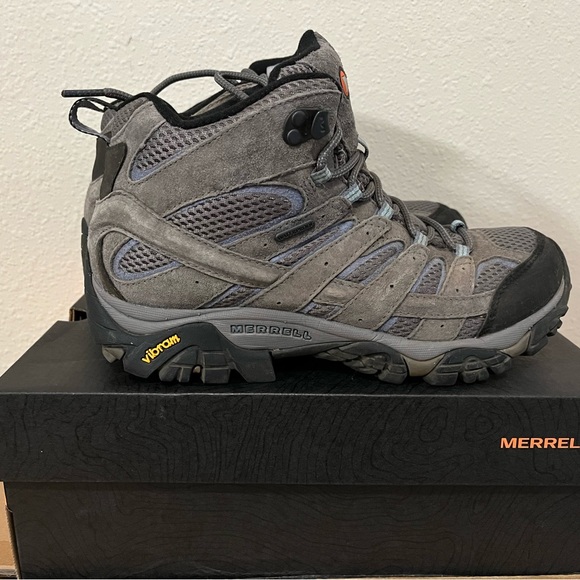 Women’s Merrell Moab 2 Mid Hiking Waterproof Boots - Picture 2 of 11